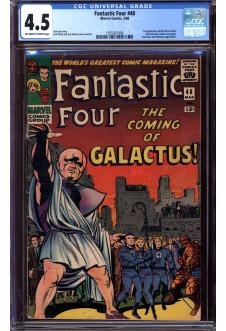 FANTASTIC FOUR #48 CGC 4.5 OW/WH PAGES front cover
