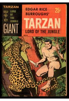 TARZAN, LORD OF THE JUNGLE #1 8.0 front cover