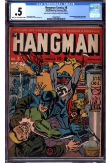 HANGMAN COMICS #3 CGC 0.5 LT/OW PAGES front cover