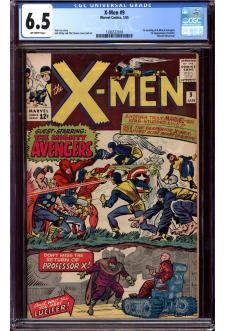 X-MEN #9 CGC 6.5 OW PAGES front cover