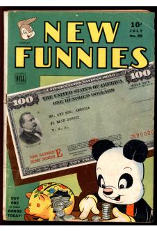 NEW FUNNIES #89 2.5 front cover