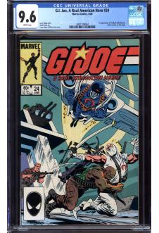 G.I. JOE, A REAL AMERICAN HERO #24 CGC 9.6 WHITE PAGES front cover