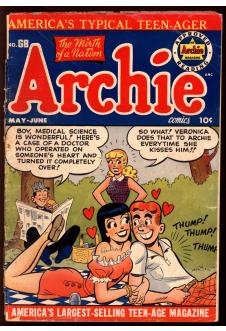 ARCHIE COMICS #68 1.5 front cover