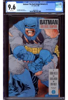 BATMAN: THE DARK KNIGHT RETURNS #2 CGC 9.6 WHITE PAGES front cover