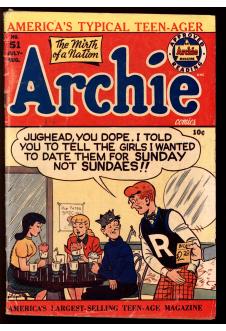 ARCHIE COMICS #51 4.5 front cover