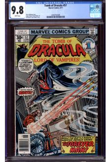 TOMB OF DRACULA #57 CGC 9.8 WHITE PAGES front cover