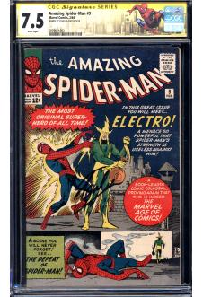AMAZING SPIDER-MAN #9 CGC 7.5 WHITE PAGES front cover