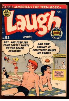 LAUGH COMICS #53 3.5 front cover