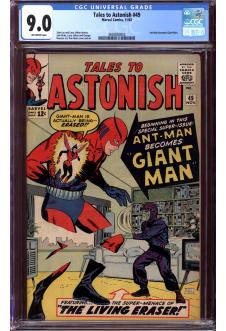 TALES TO ASTONISH #49 CGC 9.0 OW PAGES front cover