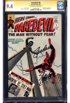 DAREDEVIL #8 CGC 9.4 OW/WH PAGES front cover