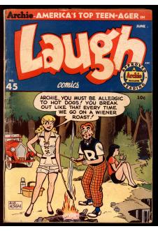 LAUGH COMICS #45 2.5 front cover