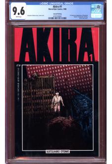 AKIRA #1 CGC 9.6 WHITE PAGES 2ND PRINT front cover