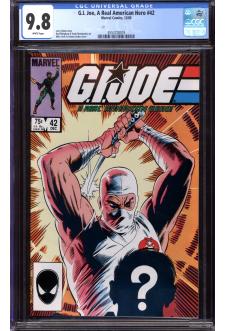 G.I. JOE, A REAL AMERICAN HERO #42 CGC 9.8 WHITE PAGES front cover