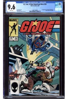 G.I. JOE, A REAL AMERICAN HERO #24 CGC 9.6 WHITE PAGES front cover