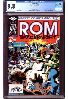 ROM #31 CGC 9.8 WHITE PAGES front cover