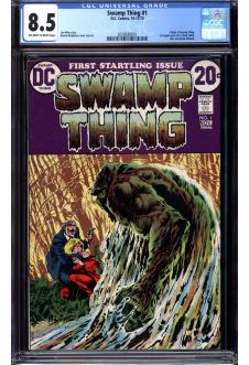 SWAMP THING #1 CGC 8.5 OW/WH PAGES front cover