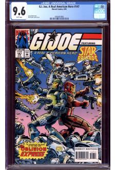 G.I. JOE, A REAL AMERICAN HERO #147 CGC 9.6 WHITE PAGES front cover