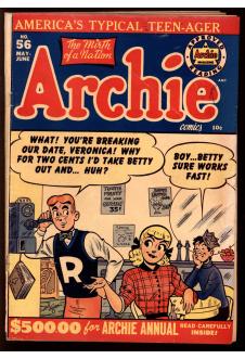 ARCHIE COMICS #56 2.0 front cover