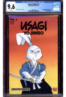 USAGI YOJIMBO #1 CGC 9.6 WHITE PAGES front cover