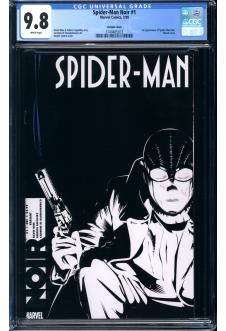 SPIDER-MAN NOIR #1 CGC 9.8 WHITE PAGES front cover