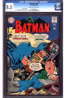 BATMAN #199 CGC 8.5 OW/WH PAGES front cover