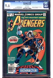 AVENGERS #196 CGC 9.6 WHITE PAGES front cover