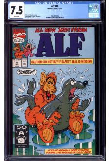 ALF #48 CGC 7.5 WHITE PAGES front cover