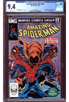AMAZING SPIDER-MAN #238 CGC 9.4 WHITE PAGES front cover
