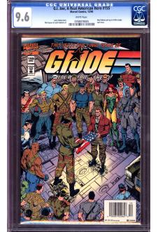 G.I. JOE, A REAL AMERICAN HERO #155 CGC 9.6 WHITE PAGES front cover