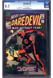 DAREDEVIL #10 CGC 8.5 OW/WH PAGES front cover