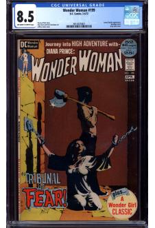 WONDER WOMAN #199 CGC 8.5 OW/WH PAGES front cover