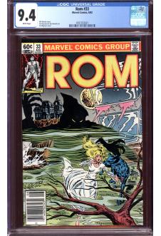 ROM #33 CGC 9.4 WHITE PAGES front cover