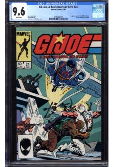 G.I. JOE, A REAL AMERICAN HERO #24 CGC 9.6 WHITE PAGES front cover