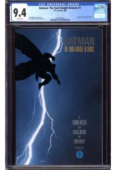 BATMAN: THE DARK KNIGHT RETURNS #1 CGC 9.4 WHITE PAGES front cover