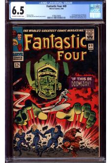 FANTASTIC FOUR #49 CGC 6.5 OW/WH PAGES front cover