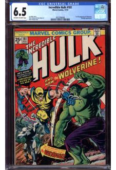 INCREDIBLE HULK #181 CGC 6.5 OW/WH PAGES front cover