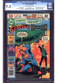 DC COMICS PRESENTS #26 CGC 9.4 OW/WH PAGES front cover