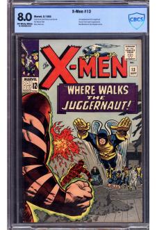 X-MEN #13 CBCS 8.0 OW/WH PAGES front cover