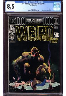 DC 100 PAGE SUPER SPECTACULAR #4 CGC 8.5 WHITE PAGES front cover
