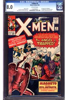 X-MEN #5 CGC 8.0 OW PAGES front cover