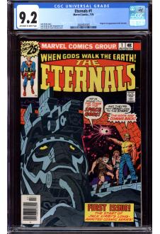 ETERNALS #1 CGC 9.2 OW/WH PAGES front cover
