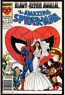 AMAZING SPIDER-MAN ANNUAL #21 9.2 front cover