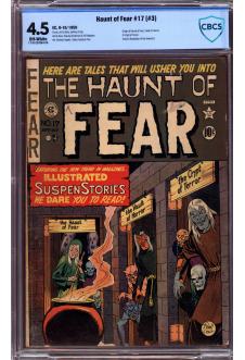 HAUNT OF FEAR #17 (#3) CBCS 4.5 OW PAGES front cover
