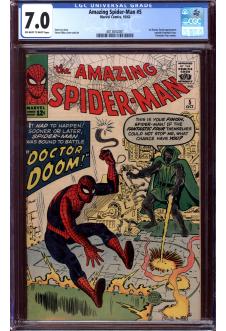 AMAZING SPIDER-MAN #5 CGC 7.0 OW/WH PAGES front cover