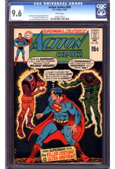 ACTION COMICS #383 CGC 9.6 WHITE PAGES front cover