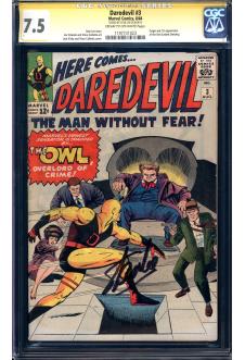 DAREDEVIL #3 CGC 7.5 CR/OW PAGES front cover