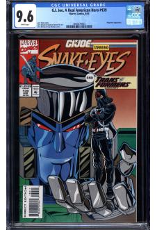 G.I. JOE, A REAL AMERICAN HERO #139 CGC 9.6 WHITE PAGES front cover