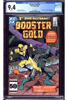 BOOSTER GOLD #1 CGC 9.4 WHITE PAGES front cover