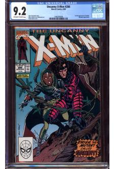 X-MEN #266 CGC 9.2 OW/WH PAGES front cover