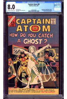 CAPTAIN ATOM #82 CGC 8.0 OW/WH PAGES front cover